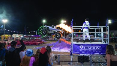 J. Gaven Wilde with the monster truck known as The Redeemer in episode seven of season three of The Righteous Gemstones