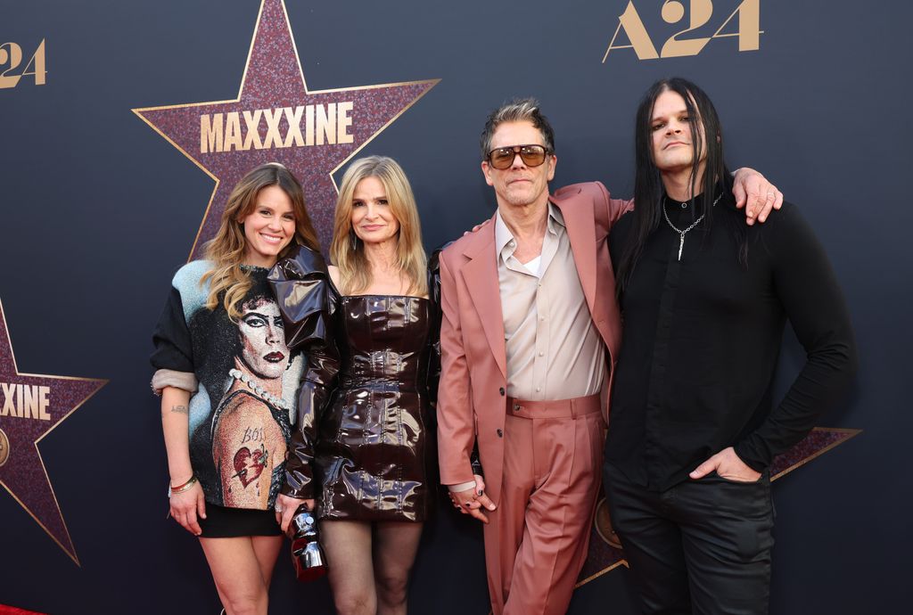 kevin bacon kyra sedgwick sosie bacon travis bacon maxxxine premiere la