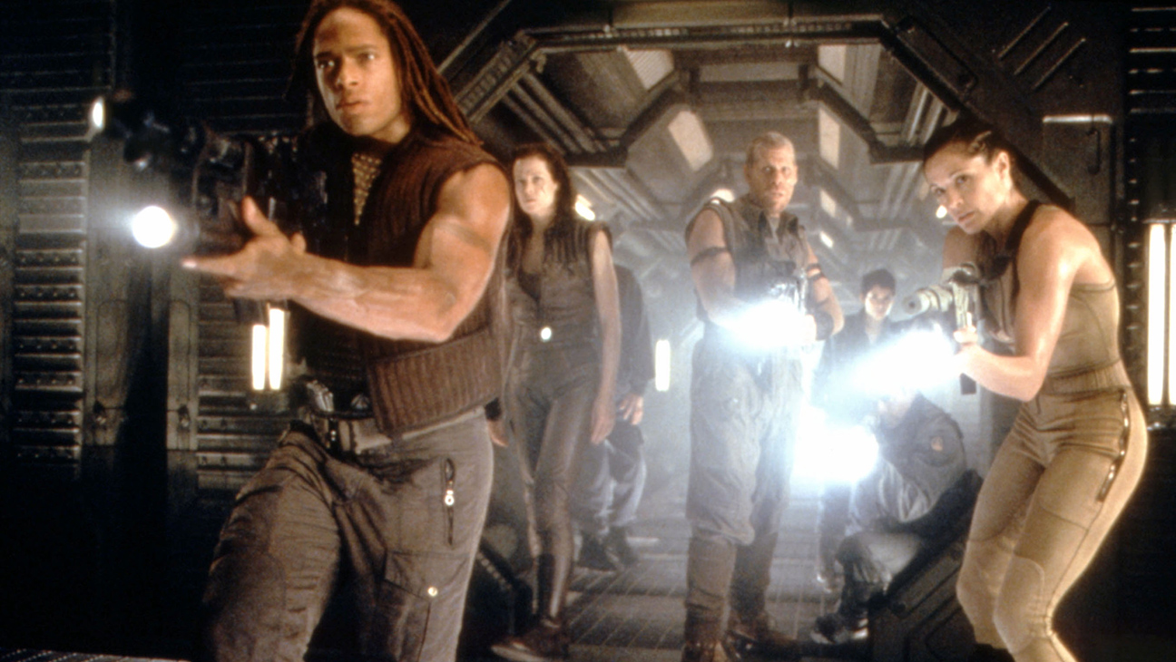 Alien Resurrection, Gary Dourdan, Sigourney Weaver, Ron Perlman, Kim Flowers, 1997