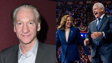 Bill Maher; Kamala Harris and Tim Walz