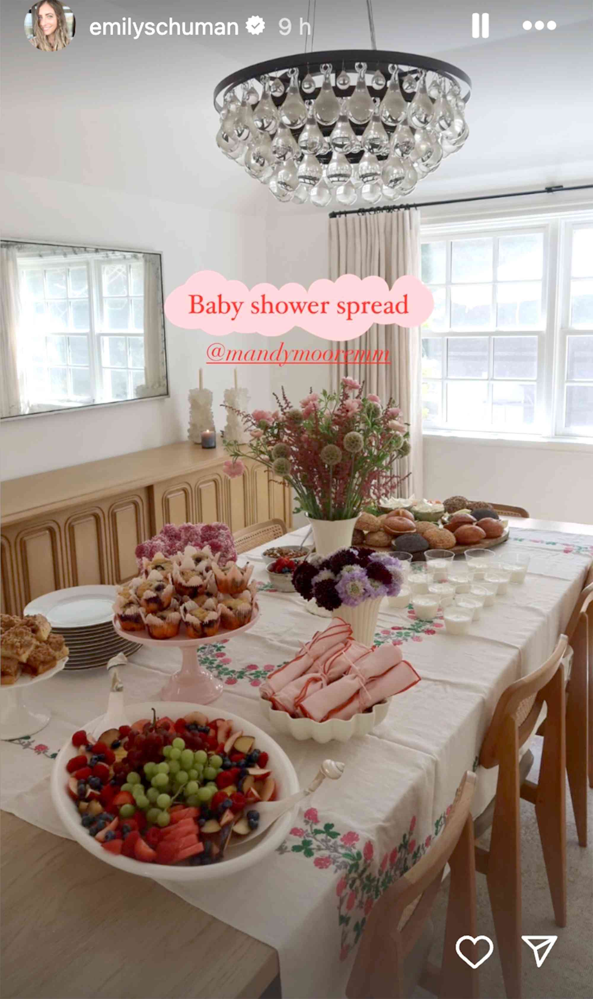 Mandy Moore Posts Highlights of Her Baby Shower