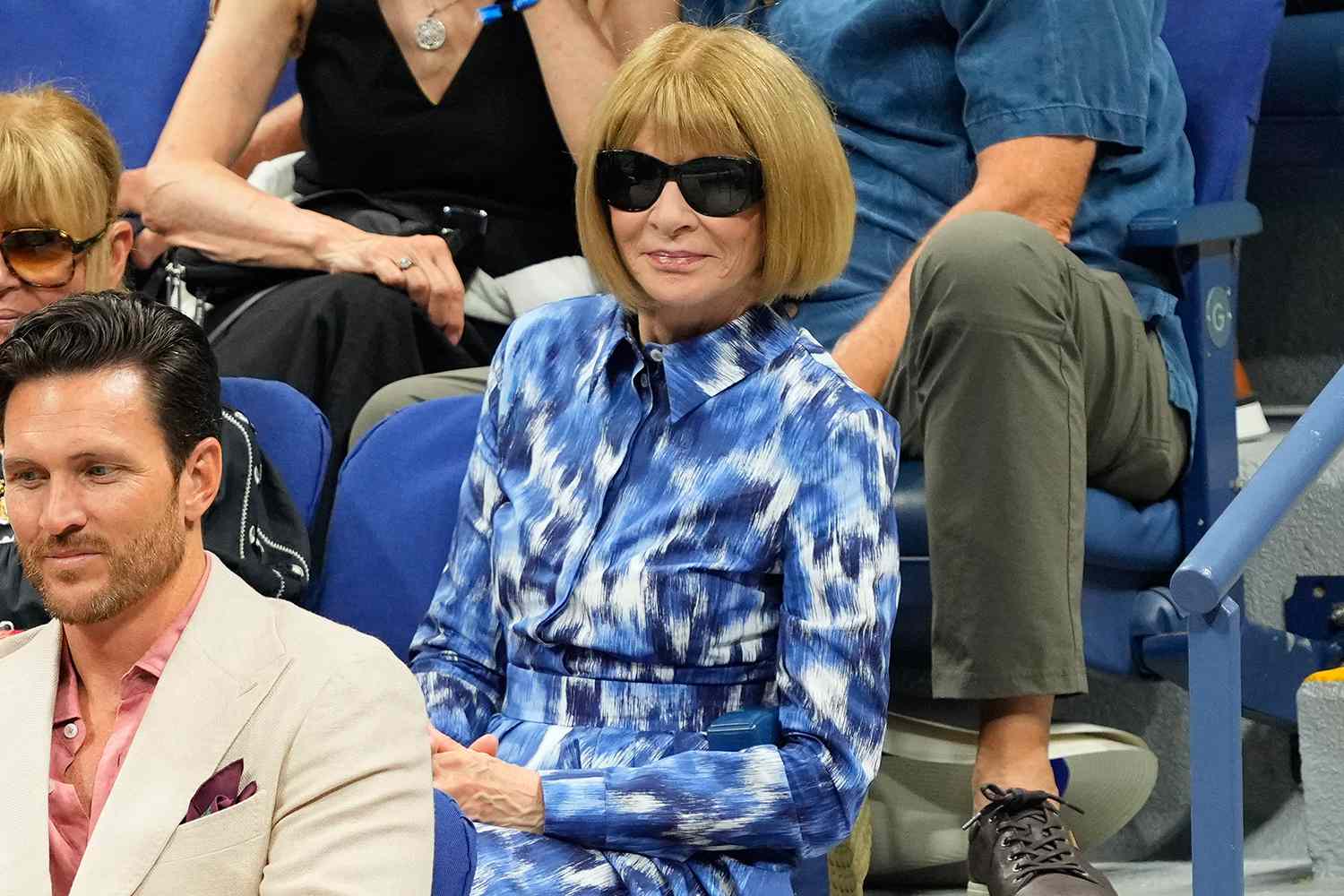 Anna wintour new york 08 27 24 us open tennis