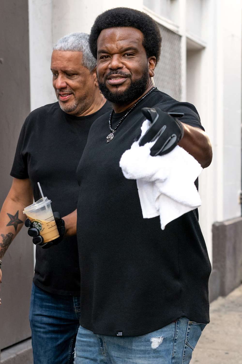 Craig Robinson is seen arriving to his comedy show on August 23, 2024 in 