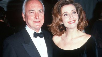 James Ivory and Emma Thompson during