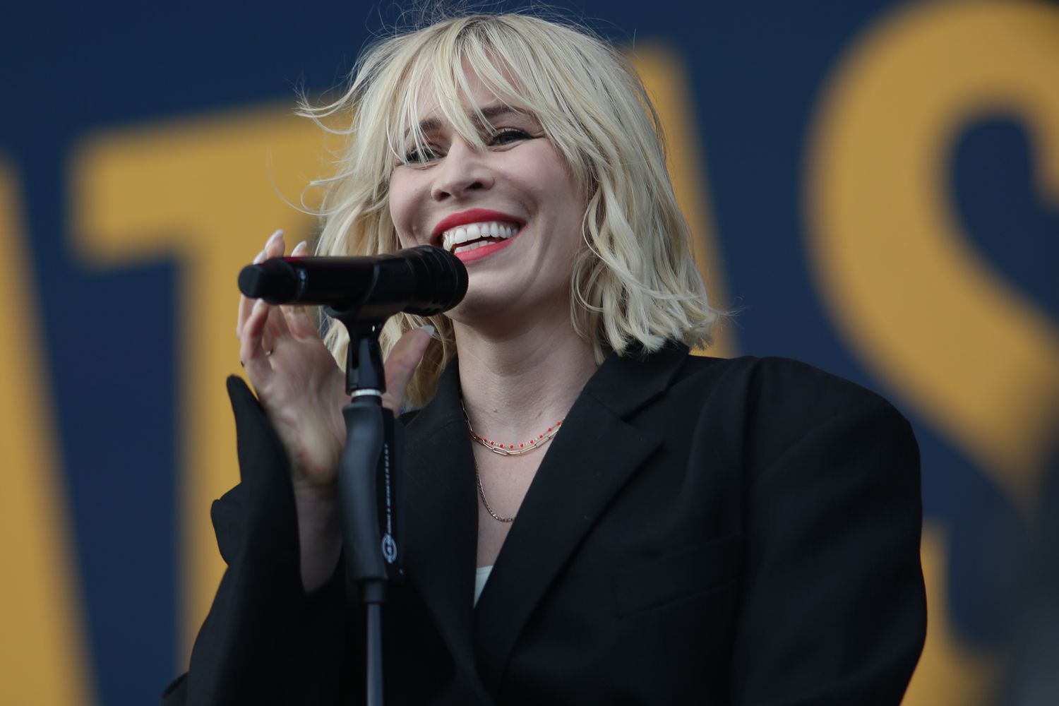 Natasha Bedingfield performs on Day 3 of Victorious Festival 2024 at Southsea Common on August 25, 2024 