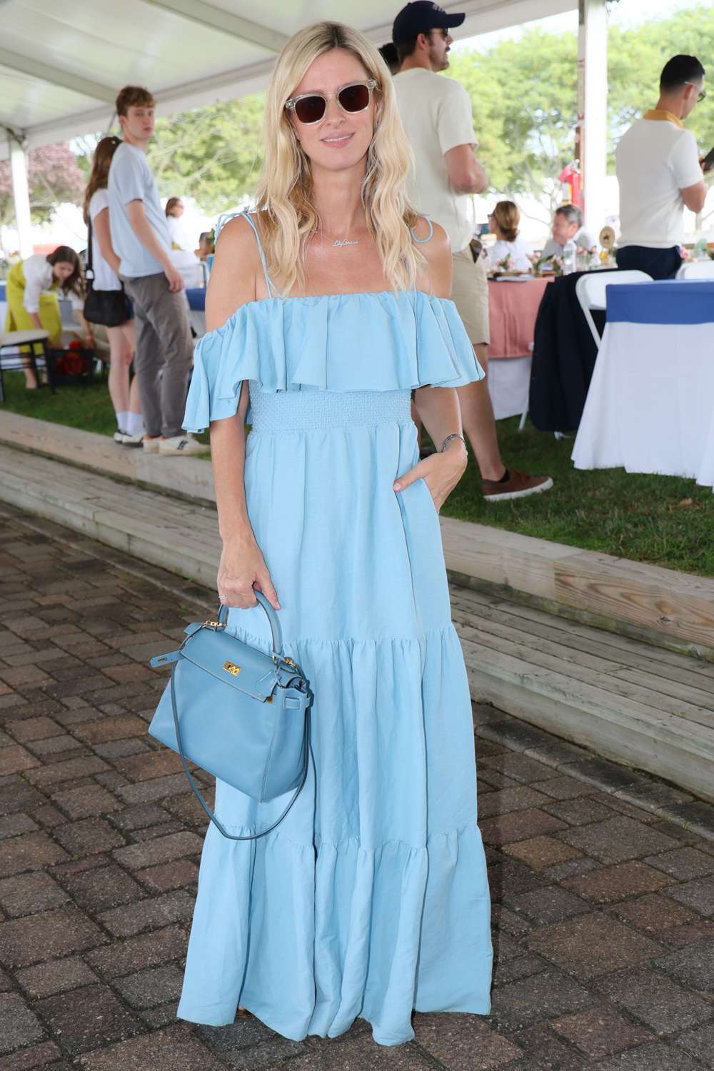 Nicky Hilton Rothschild attends the 49th. Annual Hampton Classic Horseshow in Bridgehampton, NY on August 25, 2024