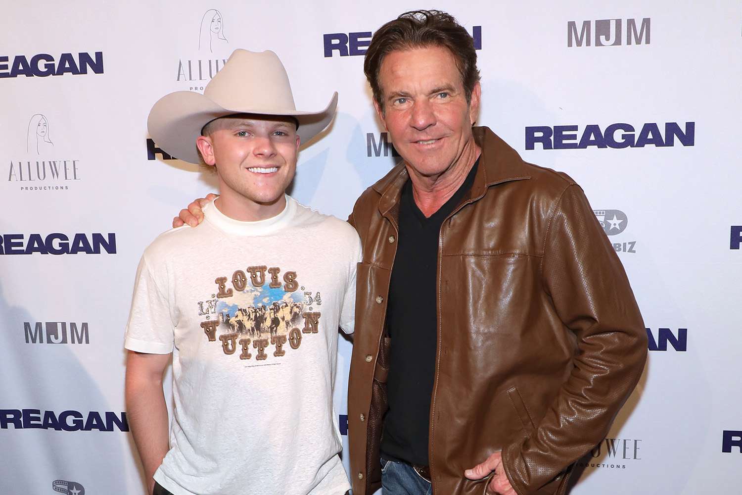 Ty Gibbs and Dennis Quaid franklin 08 25 24