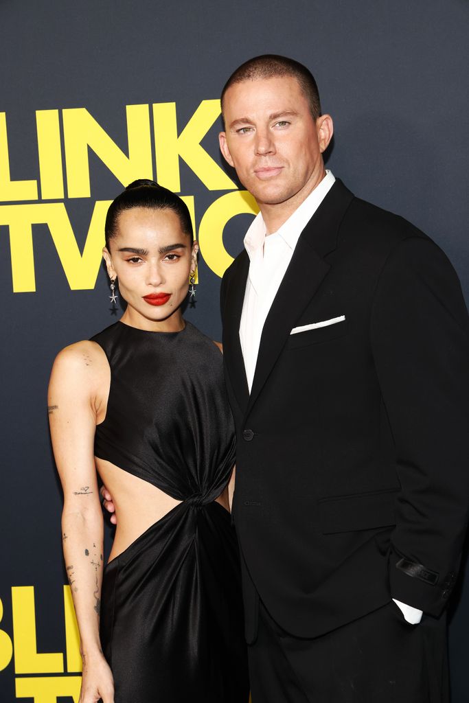 zoe kravitz channing tatum blink twice premiere la