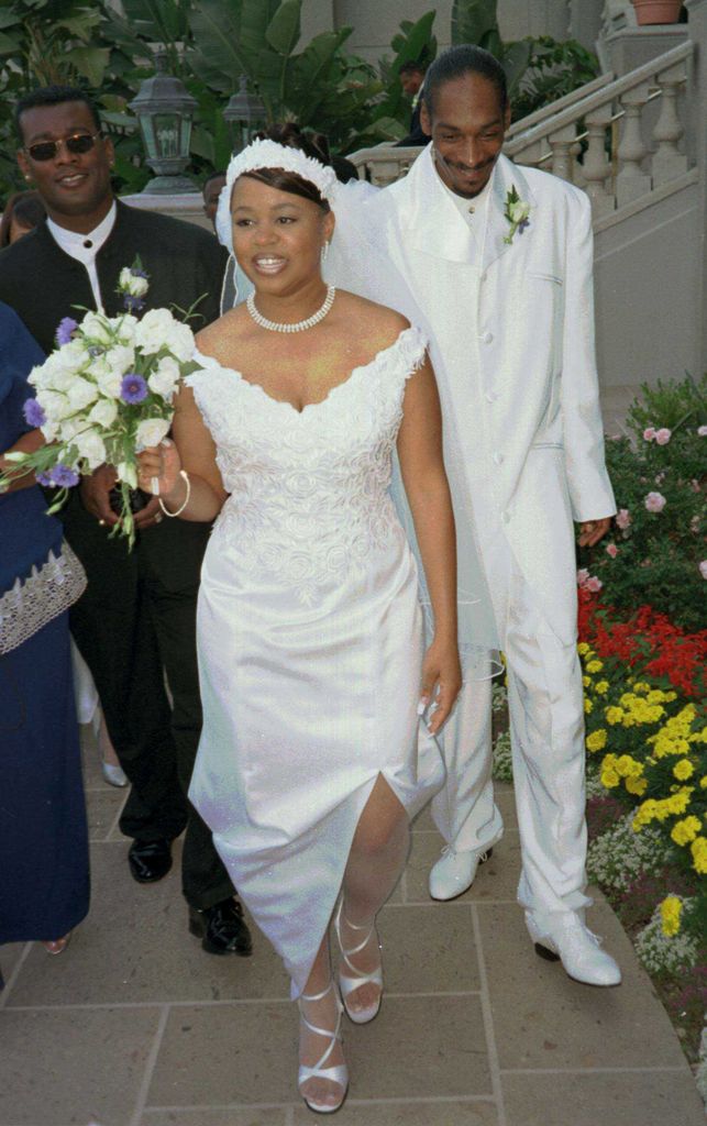 snoop dogg wedding day with wife shante broadus