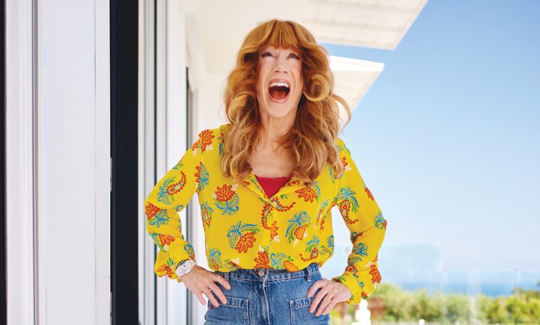 Kathy Griffin and her dog Mary were photographed Aug. 15 at her home in Malibu.