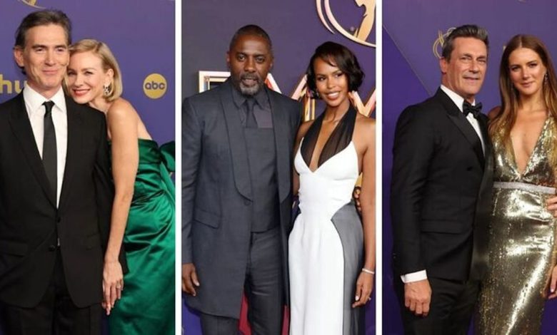 Cutest couples on the Emmys 2024 red carpet — Jon Hamm, Naomi Watts, Idris Elba and more