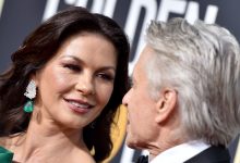 Catherine Zeta-Jones wows in skinny jeans during romantic getaway with husband Michael