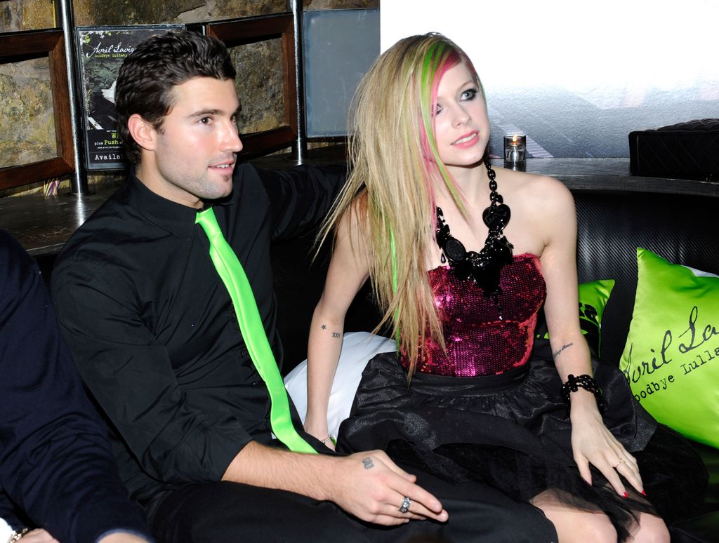 Brody Jenner and Avril Lavigne attends Onitsuka Tiger And RCA Records Present The Release Of Avril Lavigne's Goodbye Lullaby on March 8, 2011 in New York City.