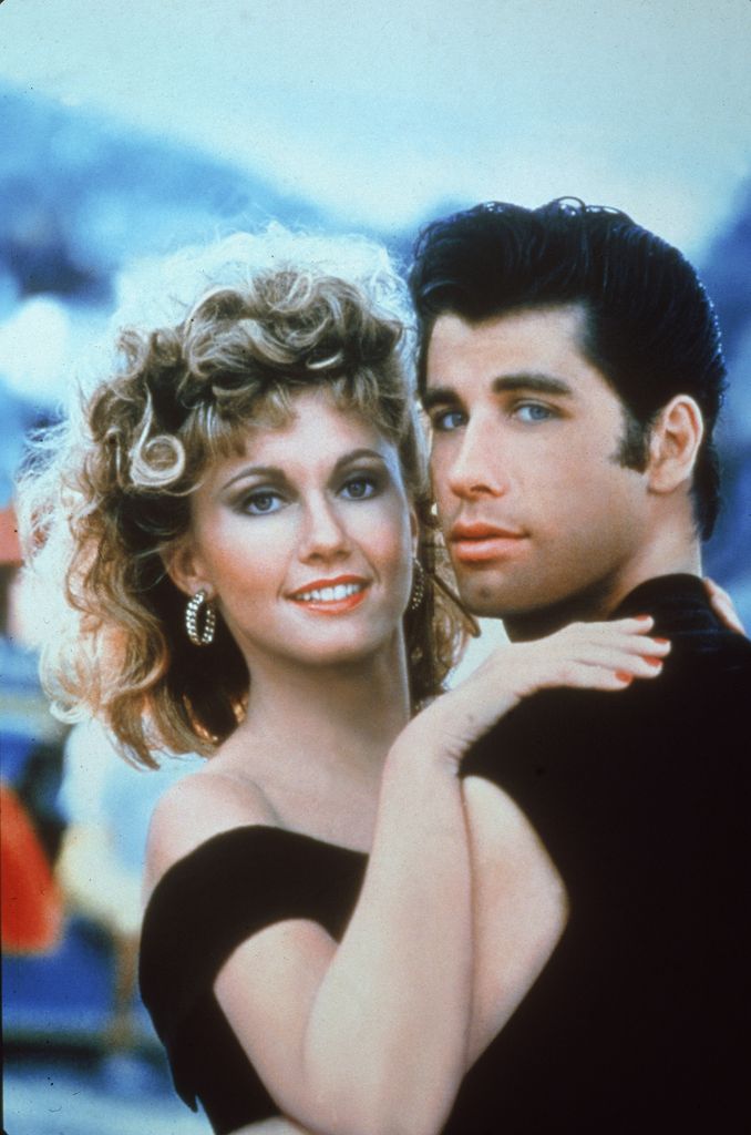 Olivia Newton-John and John Travolta in a promotional for Grease 