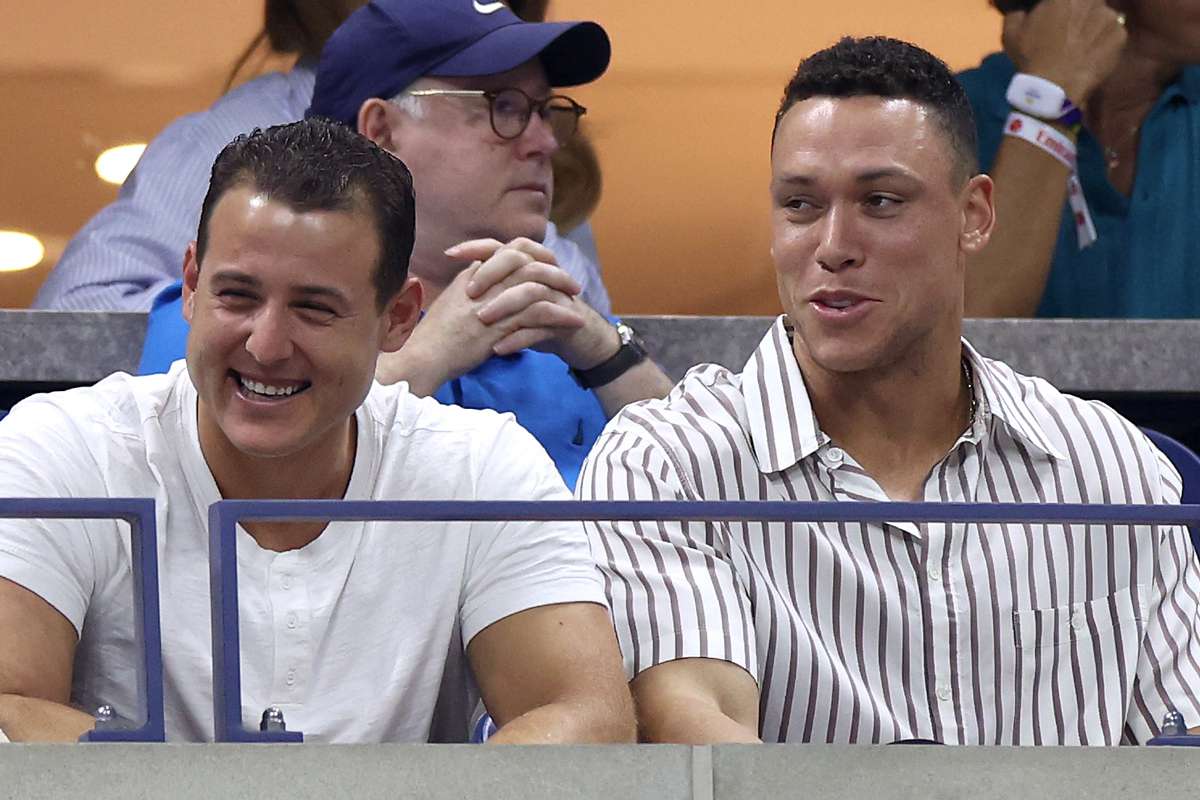 Anthony Rizzo (L) and Aaron Judge