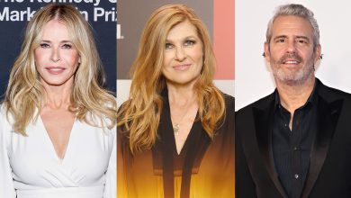 Chelsea Handler, Connie Britton, Andy Cohen