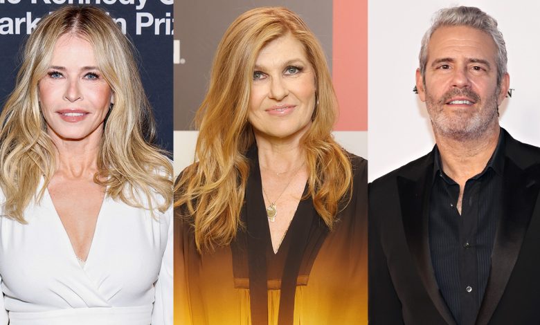 Chelsea Handler, Connie Britton, Andy Cohen