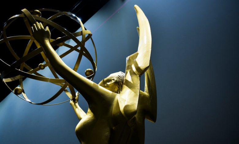 An Emmy Awards statuette.