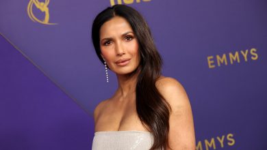 Padma Lakshmi attends the 76th Primetime Emmy Awards at Peacock Theater on September 15, 2024 in Los Angeles, California.