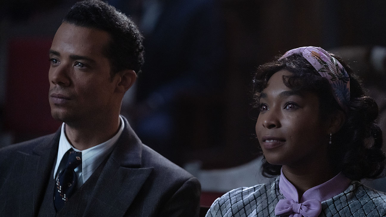 Jacob Anderson as Louis De Point Du Lac and Delainey Hayles as Claudia - Interview with the Vampire