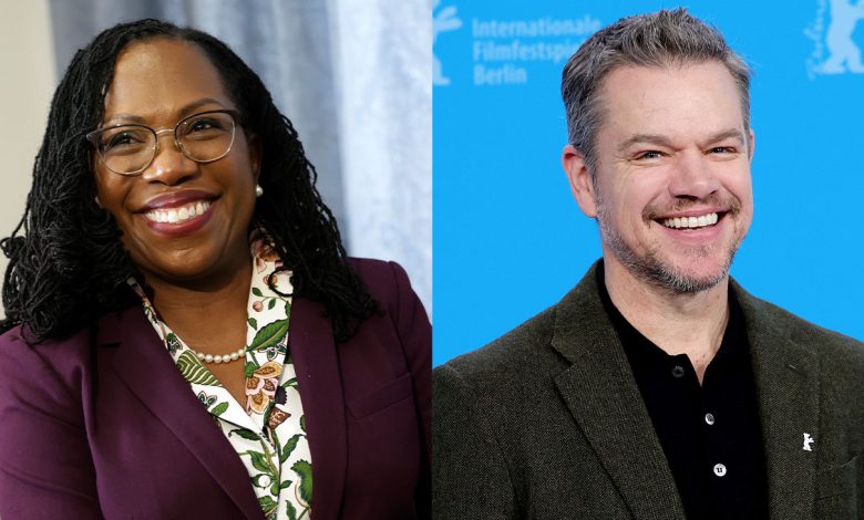 Ketanji Brown Jackson and Matt Damon split