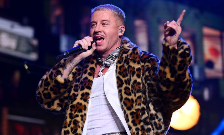 Macklemore performs in Australia.