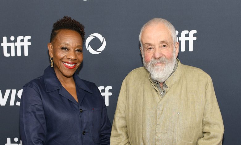 Marianne Jean-Baptiste and Mike Leigh