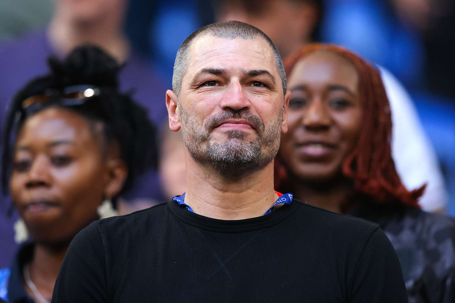 Mark Bellingham, father of Jude Bellingham, watches on during the UEFA EURO 2024 group stage match between Serbia and England at Arena AufSchalke on June 16, 2024 in Gelsenkirchen, Germany. 