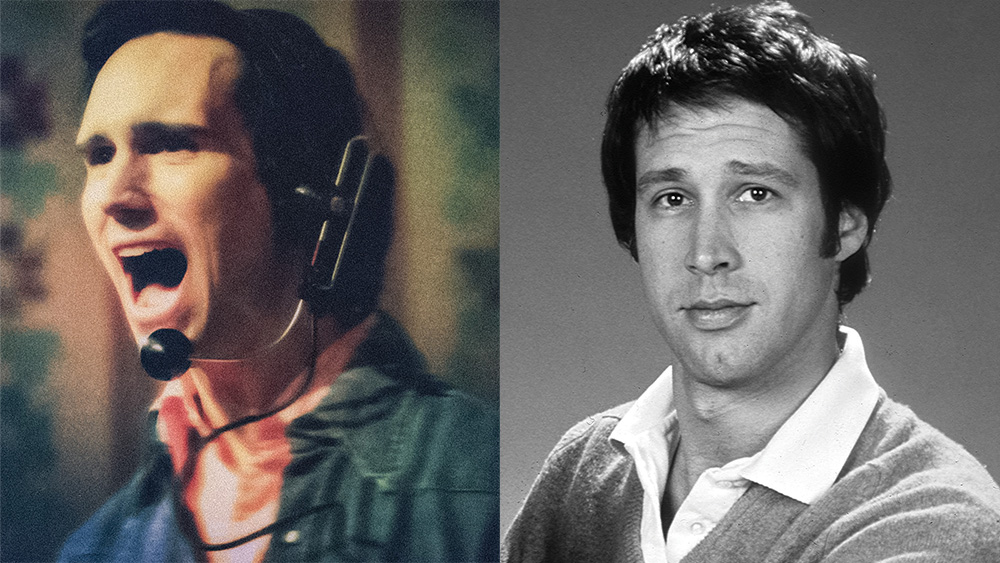 Corey Michael Smith and Chevy Chase