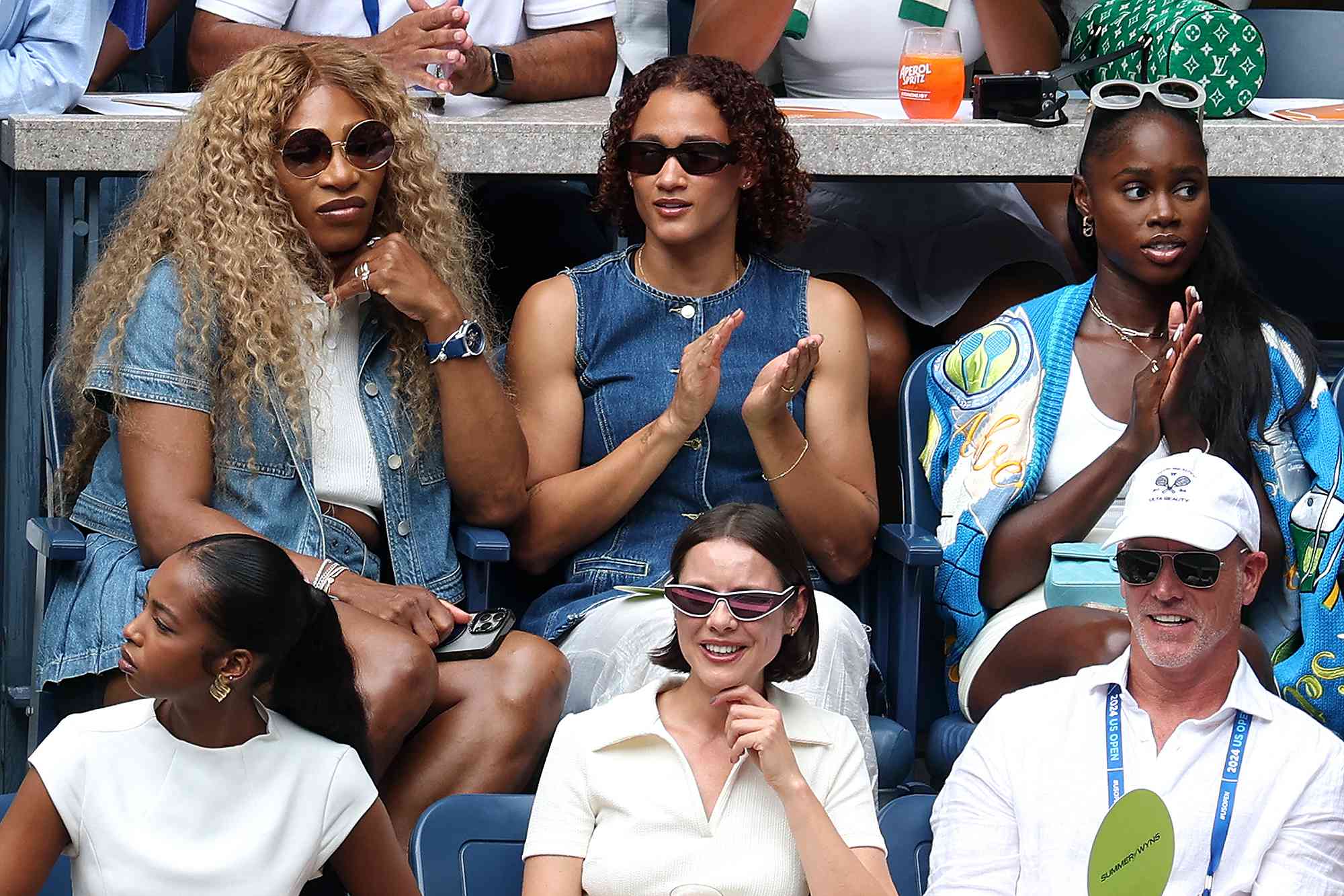 Serena Williams attends Day Six of the 2024 US Open at USTA Billie Jean King National Tennis Center on August 31, 2024 in the Flushing neighborhood of the Queens borough of New York City. 