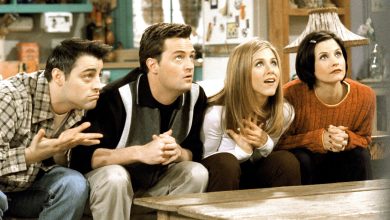 Matt LeBlanc, Matthew Perry, Jennifer Aniston, Courteney Cox in FRIENDS.