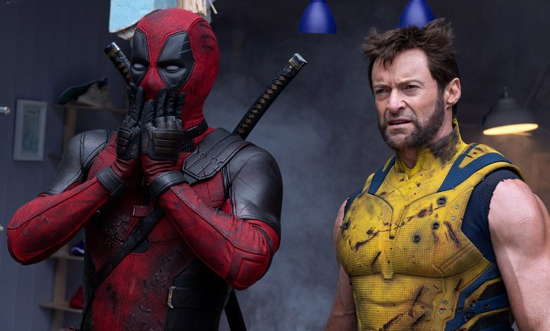 Ryan Reynolds as Deadpool/Wade Wilson and Hugh Jackman as Wolverine/Logan in 20th Century Studios/Marvel Studios