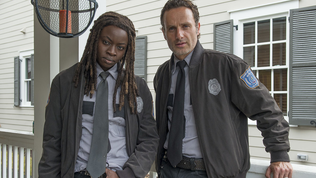 Danai Gurira and Andrew Lincoln