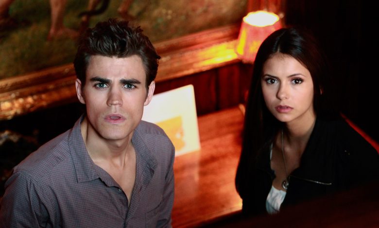 Paul Wesley and Nina Dobrev in