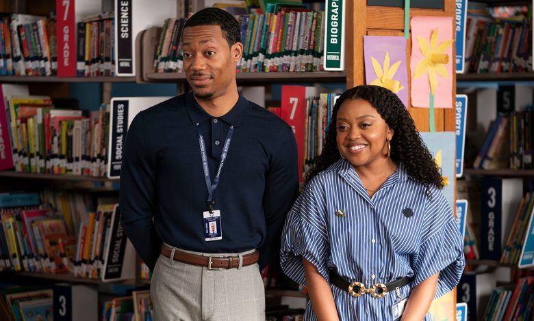 Tyler James Williams and Quinta Brunson as Gregory and Janine in