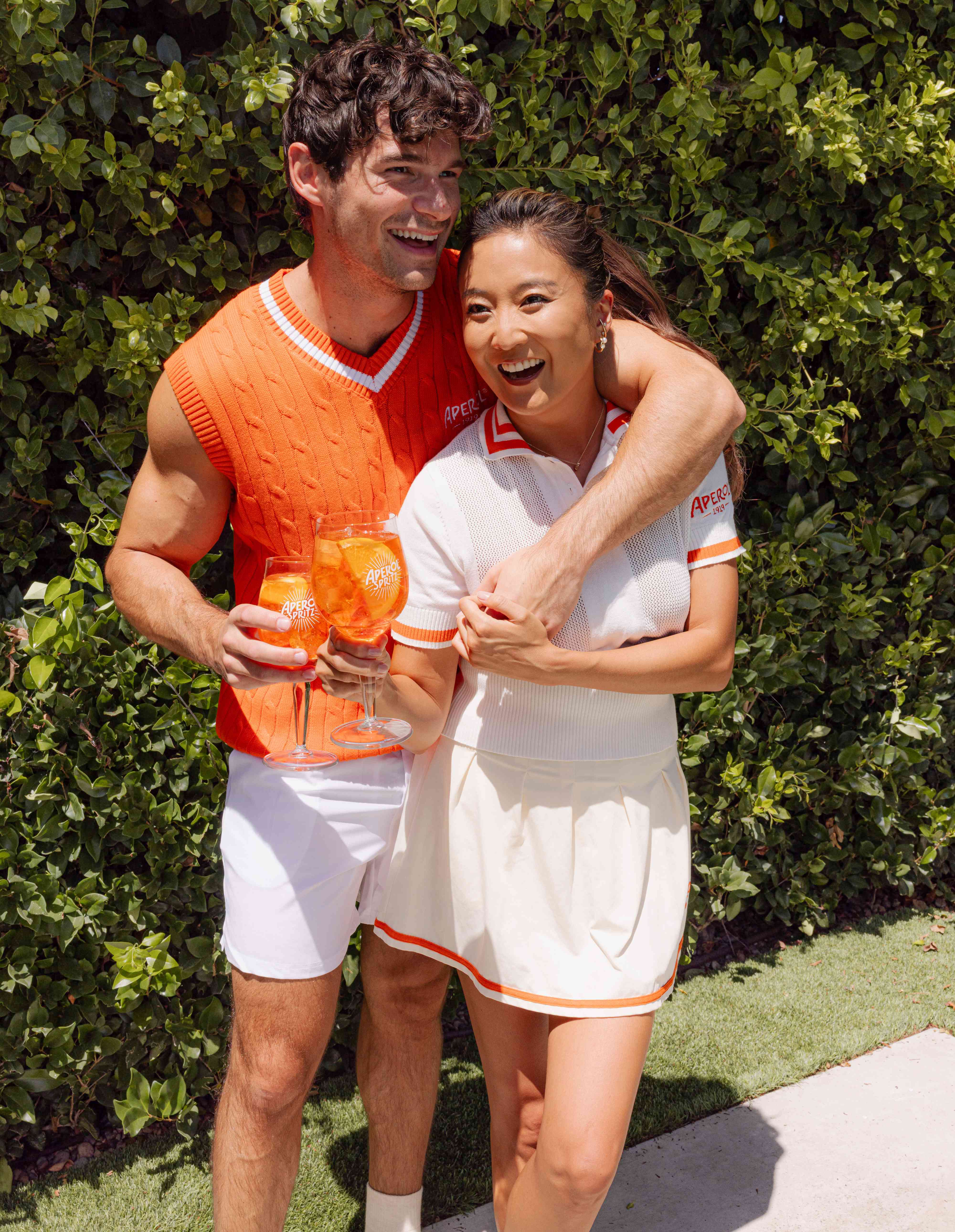 ashley park paul forman aperol tennis collection