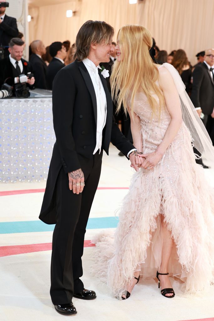 Keith Urban and Nicole Kidman attend The 2023 Met Gala Celebrating "Karl Lagerfeld: A Line Of Beauty" at The Metropolitan Museum of Art on May 01, 2023 in New York City