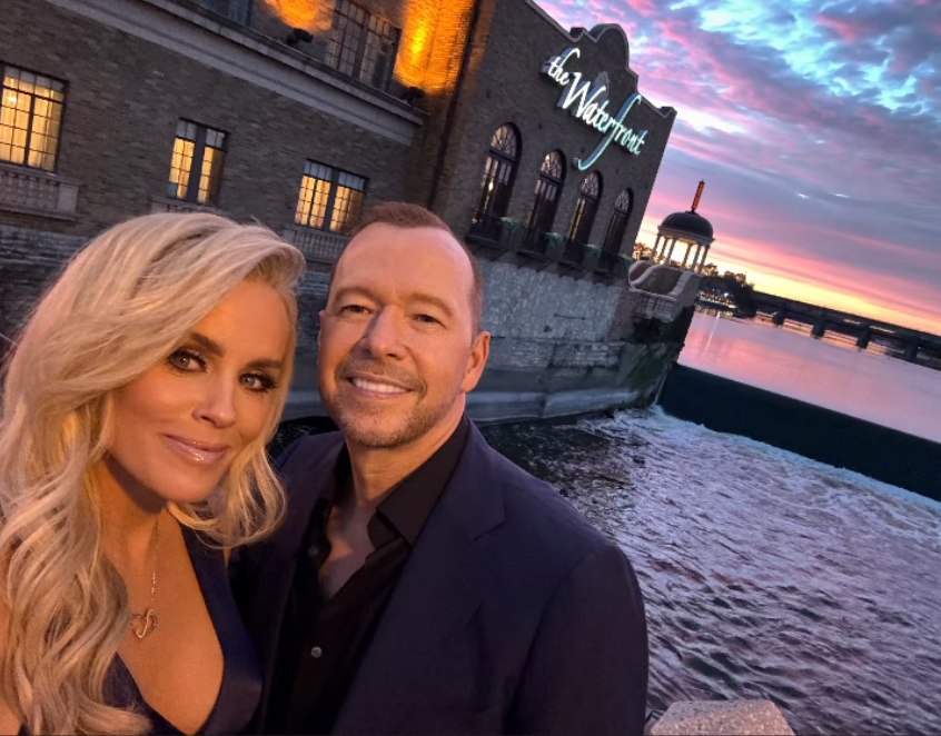 Photo shared by Donnie Wahlberg on Instagram August 31, 2024 with Jenny McCarthy after renewing their vows in honor of their 10th wedding anniversary