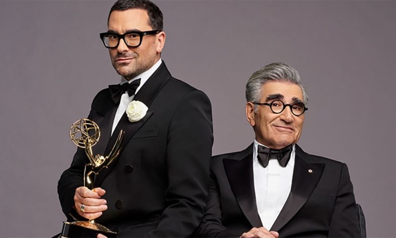 2024 Emmys co-hosts Dan and Eugene Levy