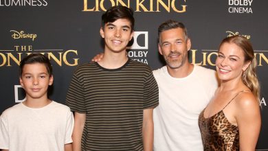 LeAnn Rimes' stepsons with husband Eddie Cibrian tower over her in rare photos