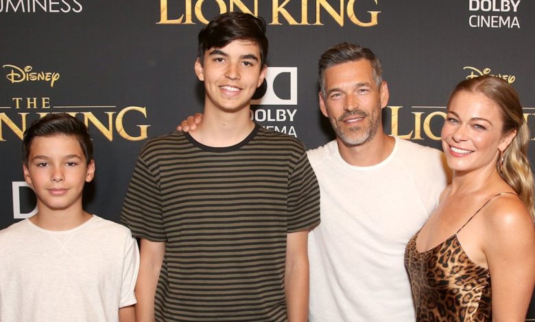 LeAnn Rimes' stepsons with husband Eddie Cibrian tower over her in rare photos