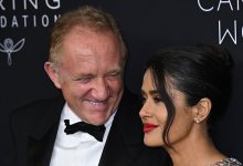 Salma Hayek is besotted with husband François-Henri Pinault on glamorous date night