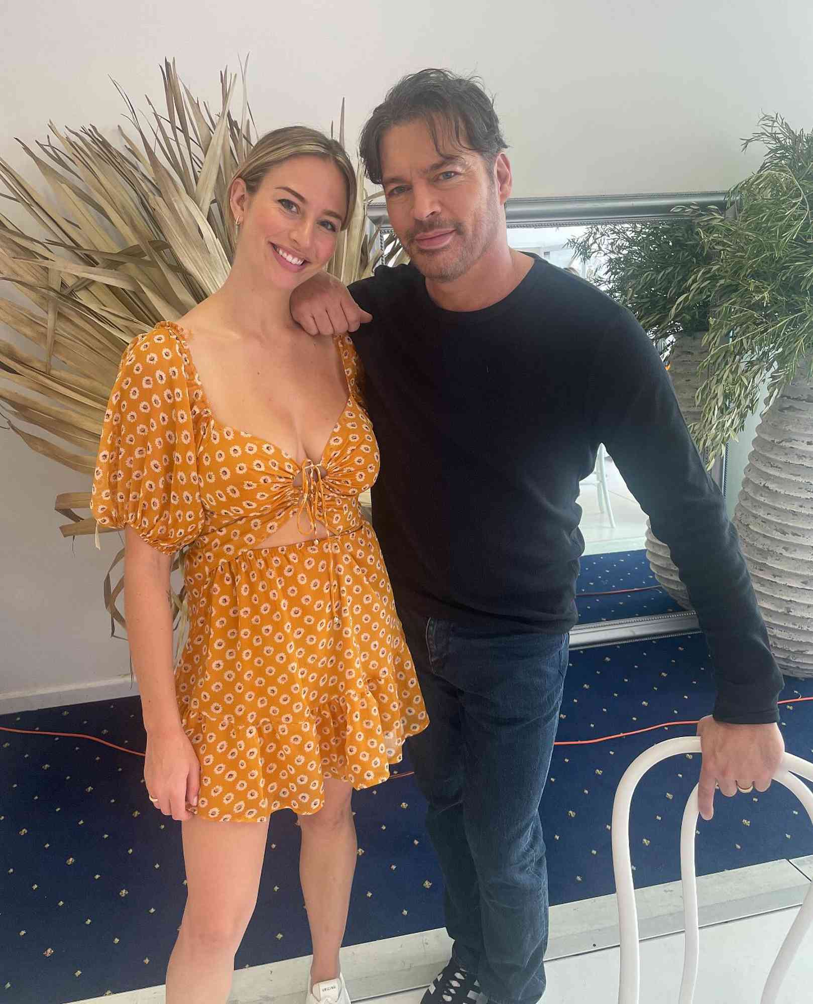 Harry Connick Jr. and his daughter Georgia.