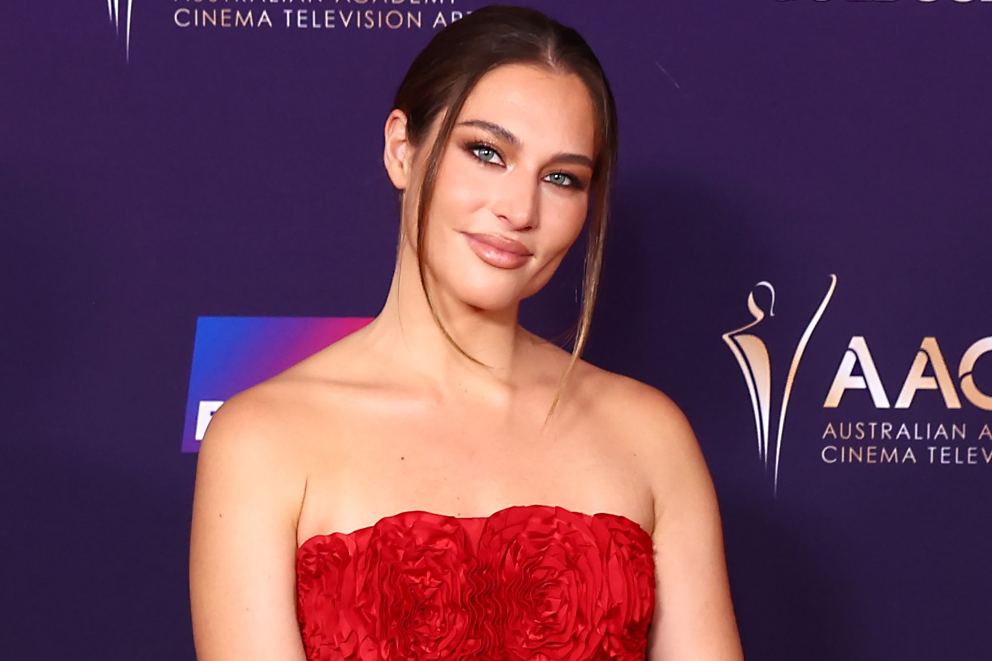 Sarah Kate Connick attends the 2024 AACTA Awards on February 10, 2024 in Gold Coast, Australia. 