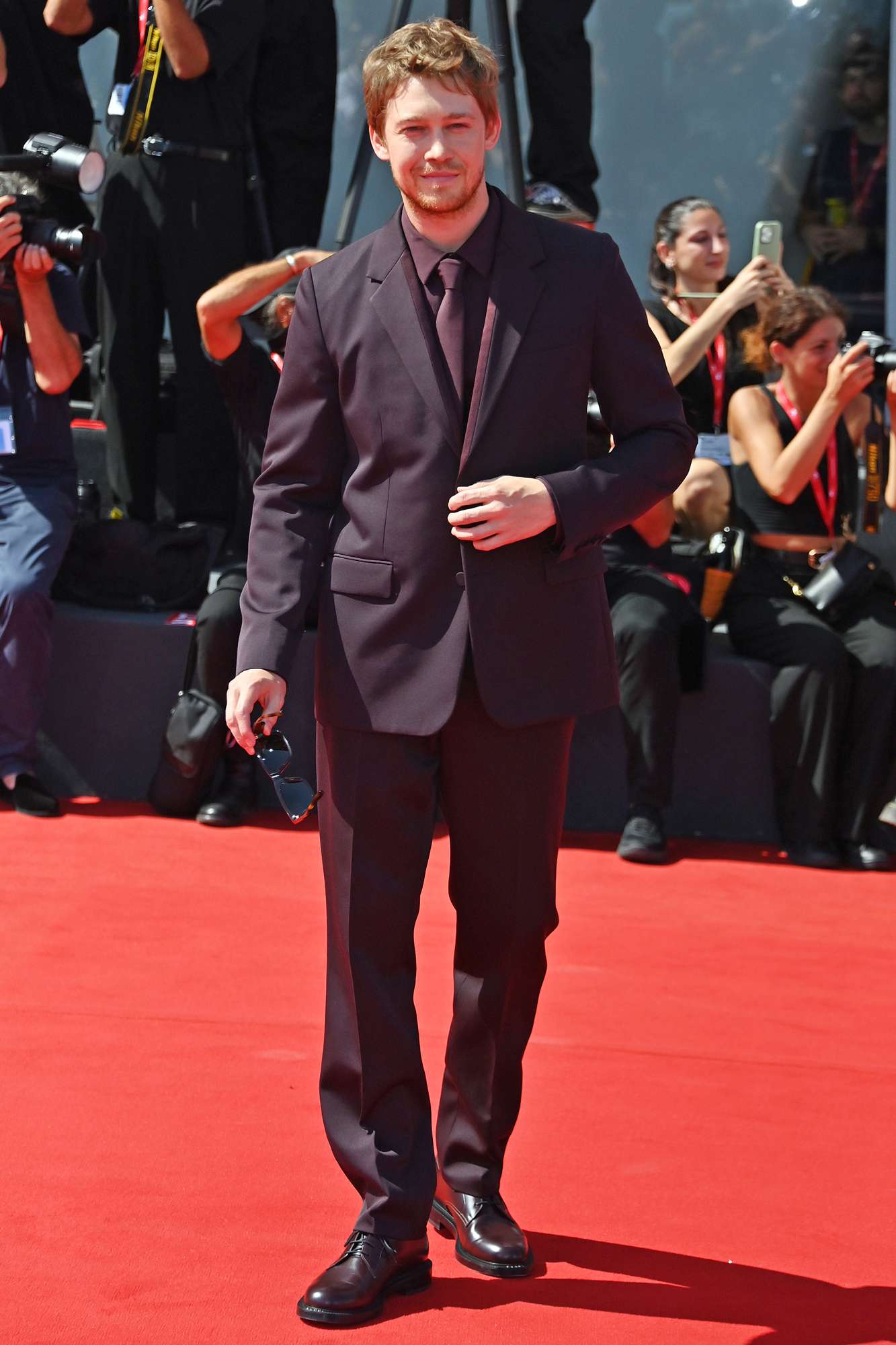 Joe Alwyn attends a screening of The Brutalist during the 81st Venice International Film Festival at Palazzo del Cinema on September 1, 2024 in Venice, Italy.