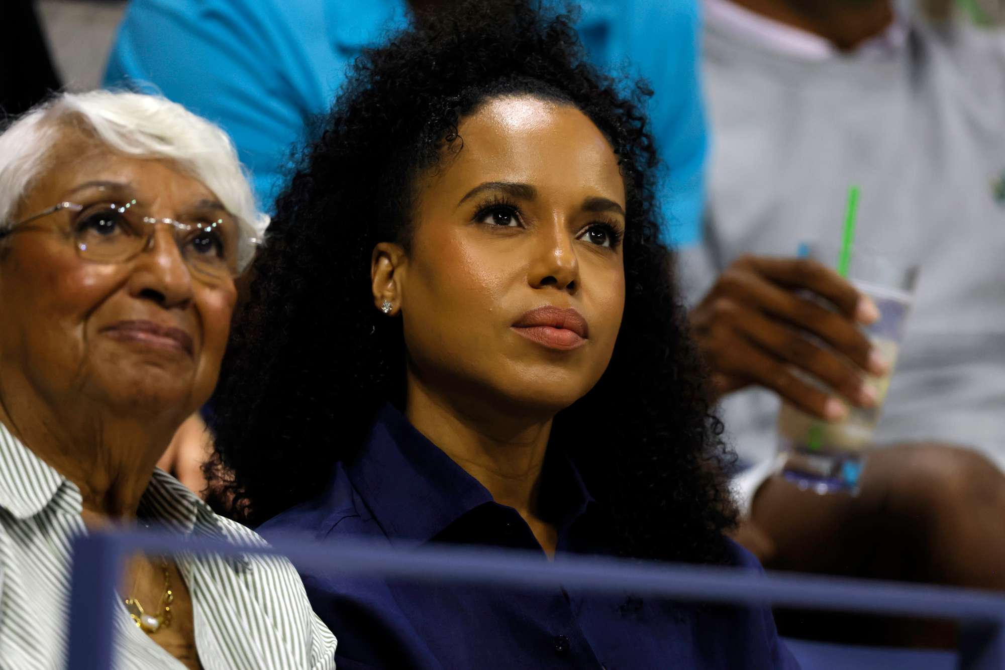 Kerry Washington attends the 2024 US Open on Monday, Aug. 26, 2024 in Flushing, NY. 