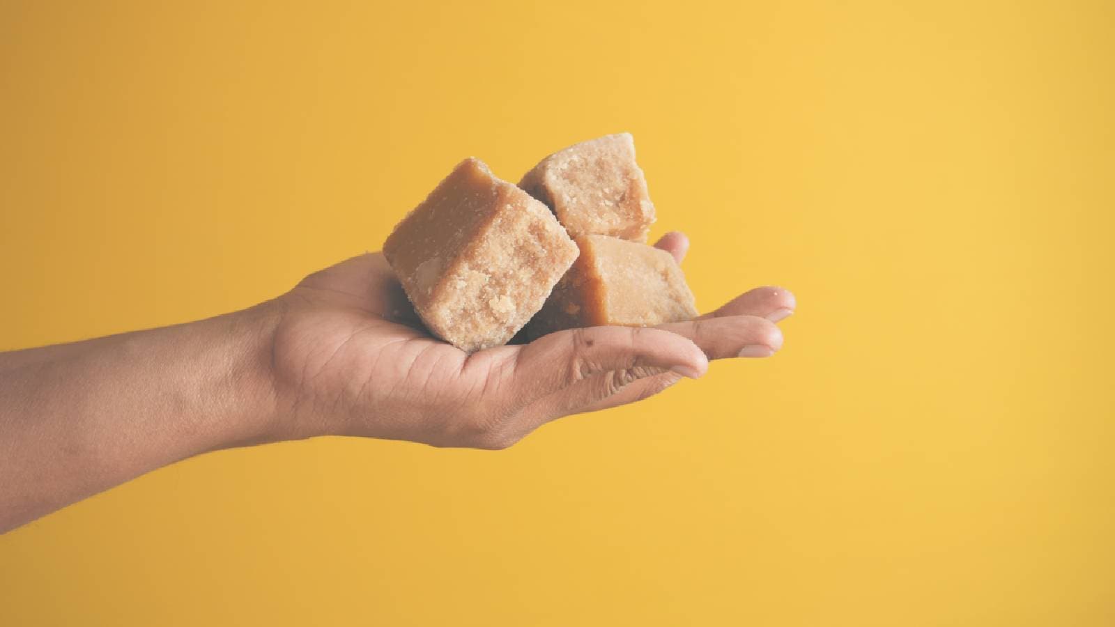 Some pieces of jaggery