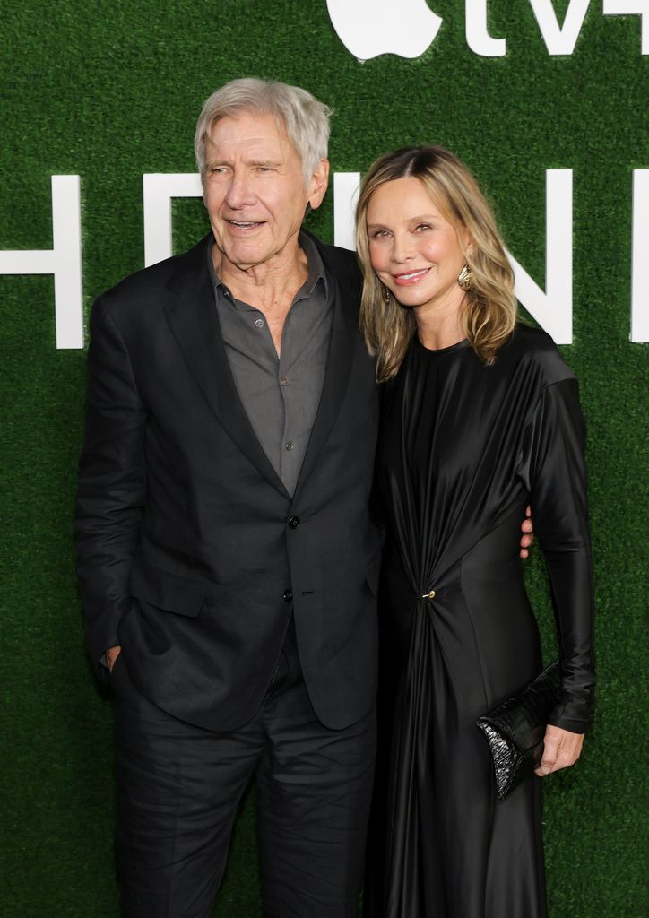 Harrison and Calista cozied up at the Shrinking premiere