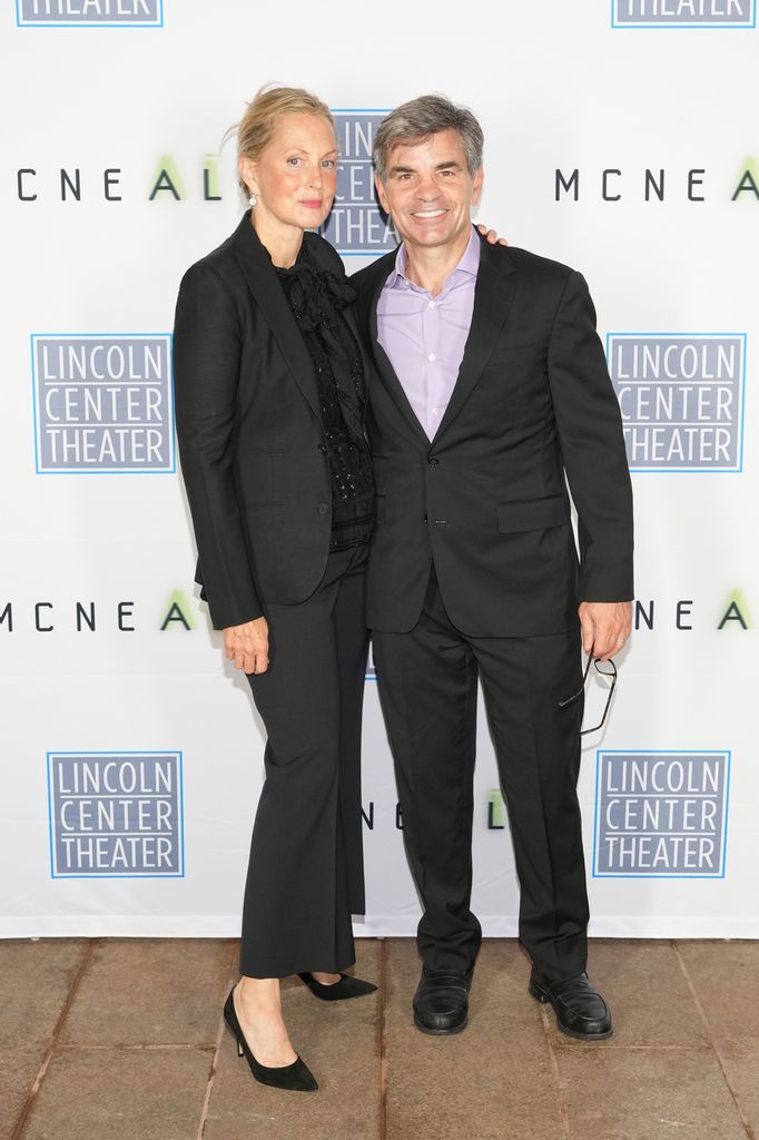 Ali Wentworth and George Stephanopoulos attend "McNeal" opening night at Lincoln Center Theater starring Robert Downey Jr. on September 30, 2024 in New York City