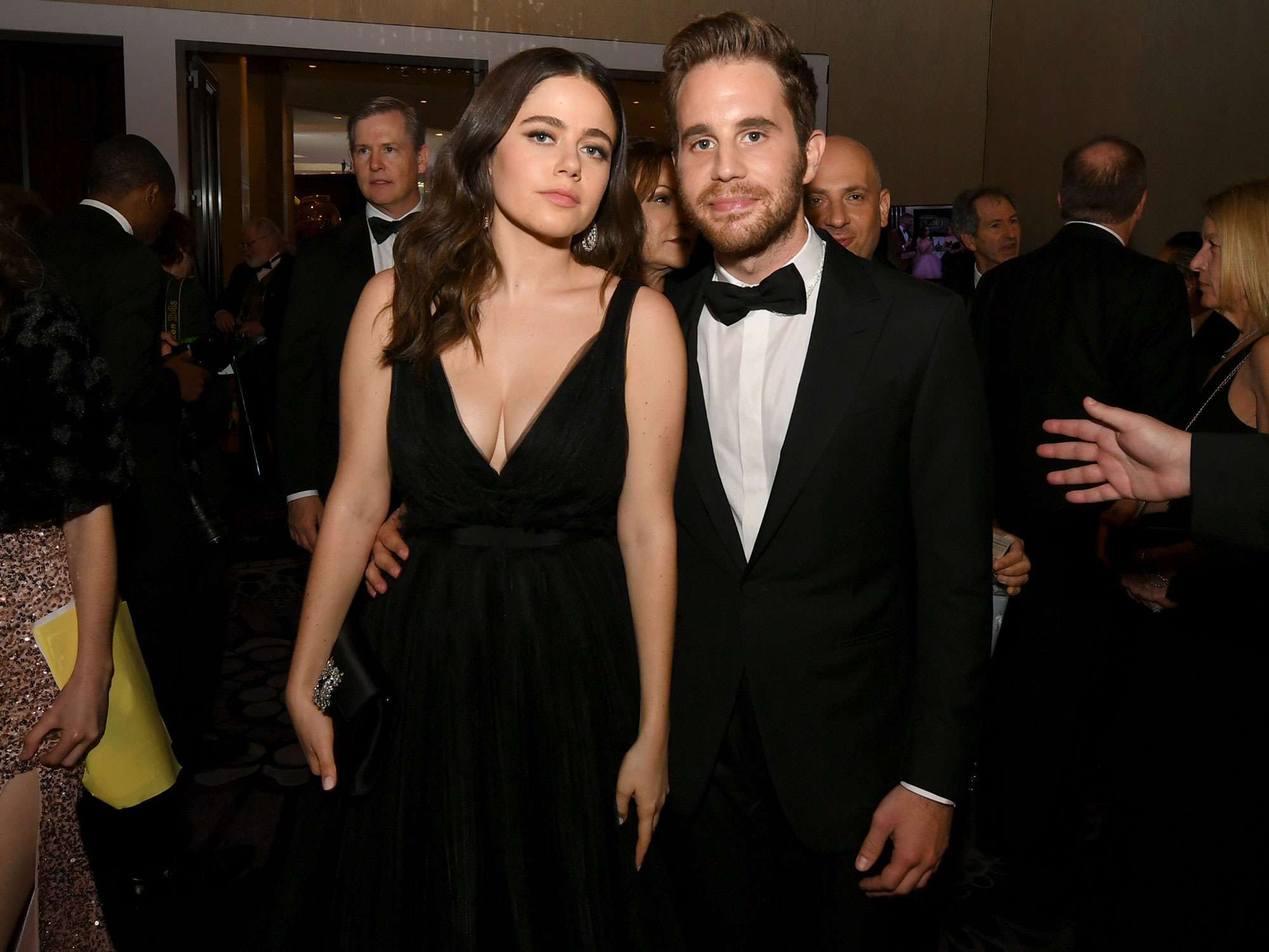 BEVERLY HILLS, CALIFORNIA - JANUARY 05: Molly Gordon (L) and Ben Platt attend the 77th Annual Golden Globe Awards Cocktail Reception at The Beverly Hilton Hotel on January 05, 2020 in Beverly Hills, California. (Photo by Kevin Winter/Getty 